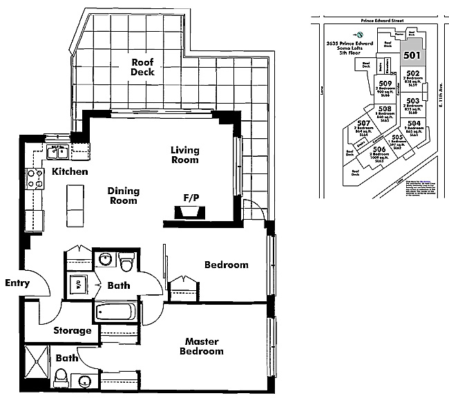 Floor plan 501