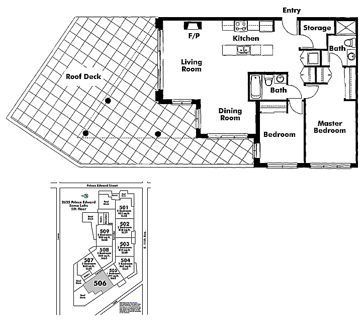 Floor plan 506