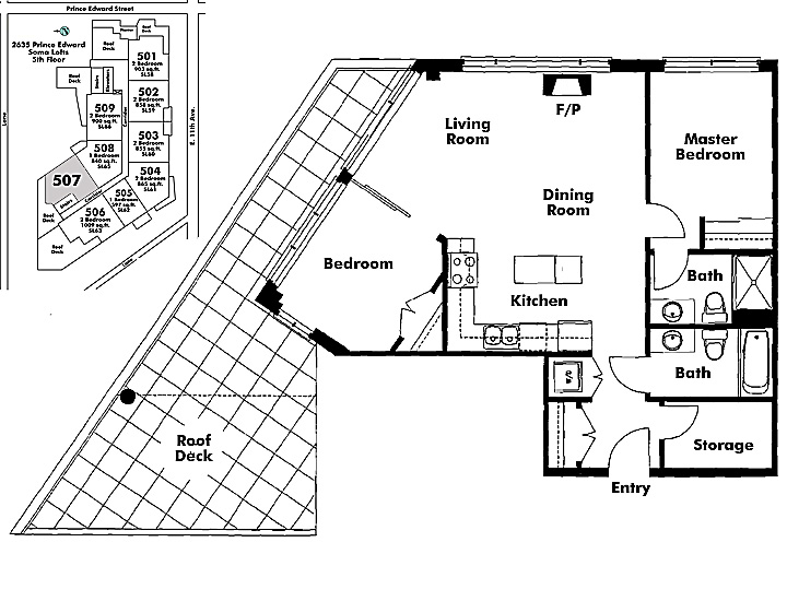 Floor plan 507