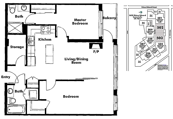 Floor plan 502