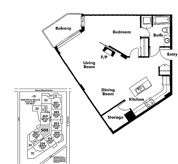 Floor plan 508