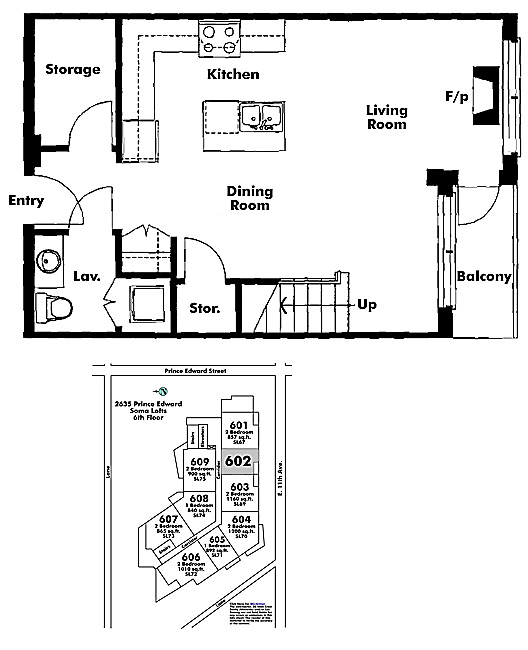 Floor plan 602