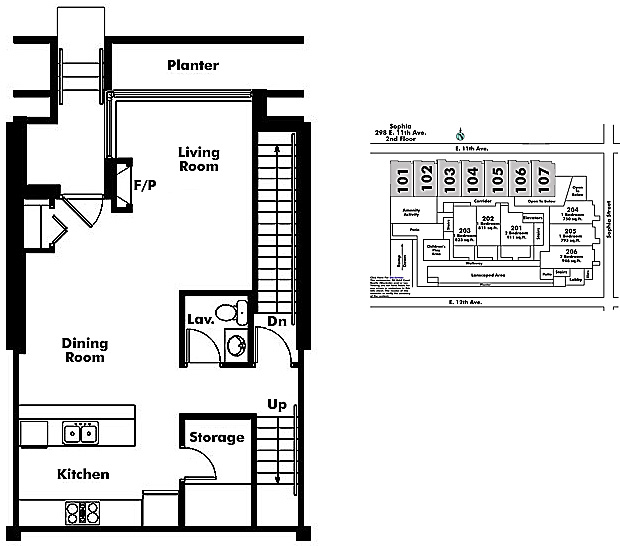 Floor plan 102