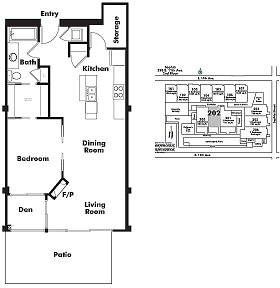 Floor plan 202