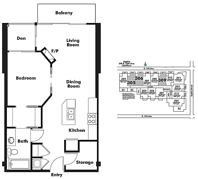 Floor plan 308