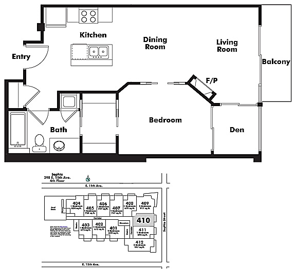 Floor plan 410