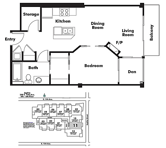 Floor plan 511