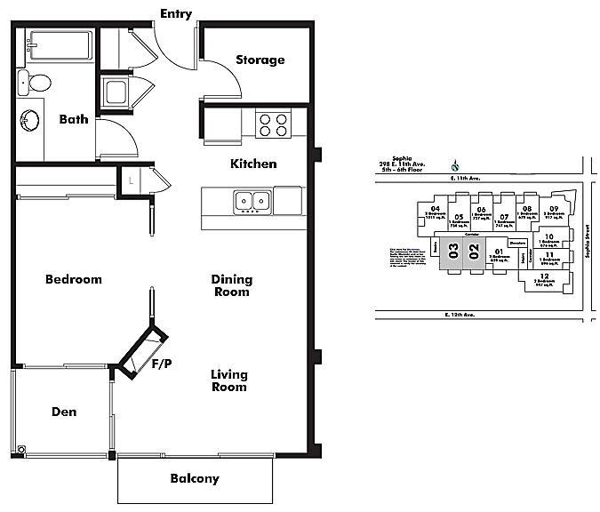 Floor plan 503