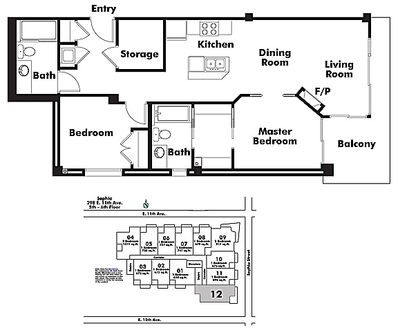 Floor plan 512