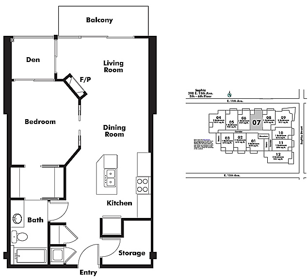Floor plan 507