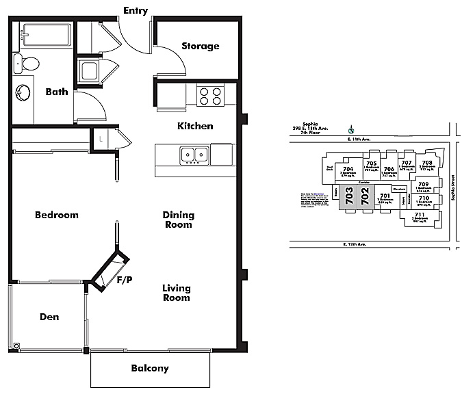 Floor plan 702