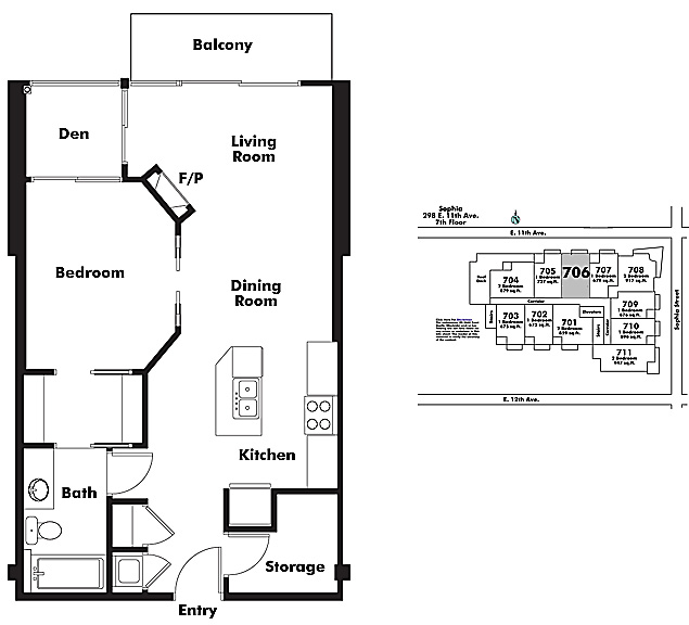 Floor plan 706