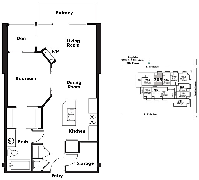 Floor plan 705