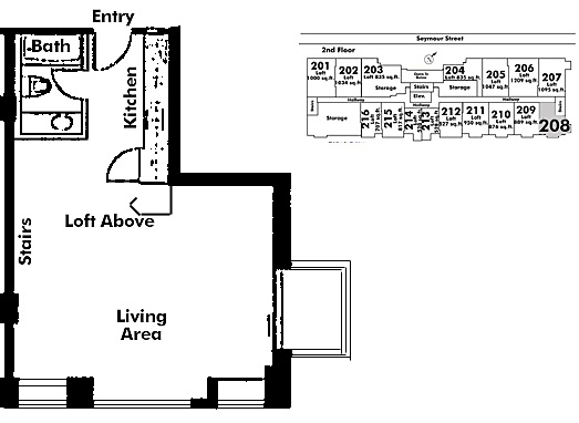 Floor plan 208