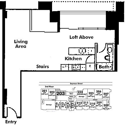 Floor plan 203