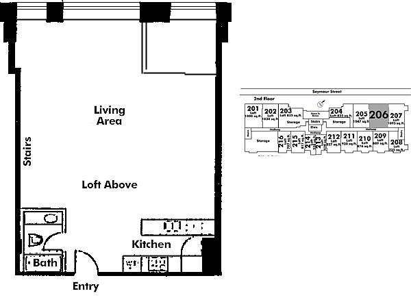 Floor plan 206