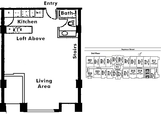 Floor plan 313