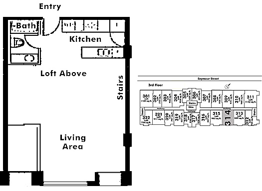 Floor plan 314