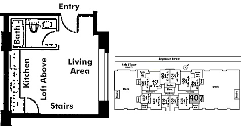 Floor plan 407