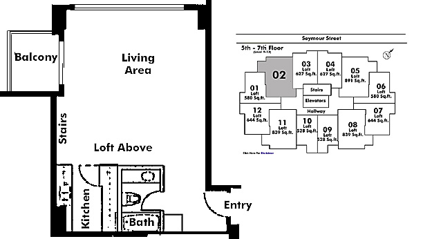 Floor plan 502