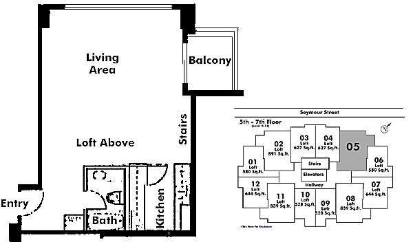 Floor plan 605