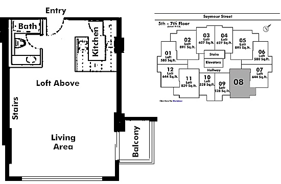 Floor plan 608