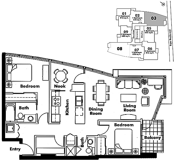 Floor plan 1503