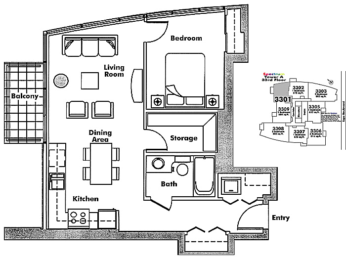 Floor plan 3301