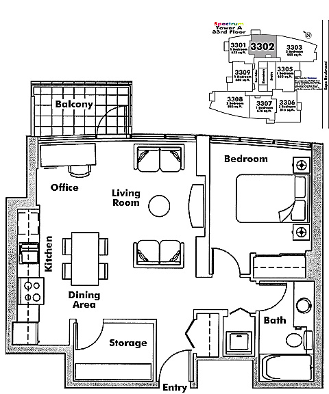 Floor plan 3302