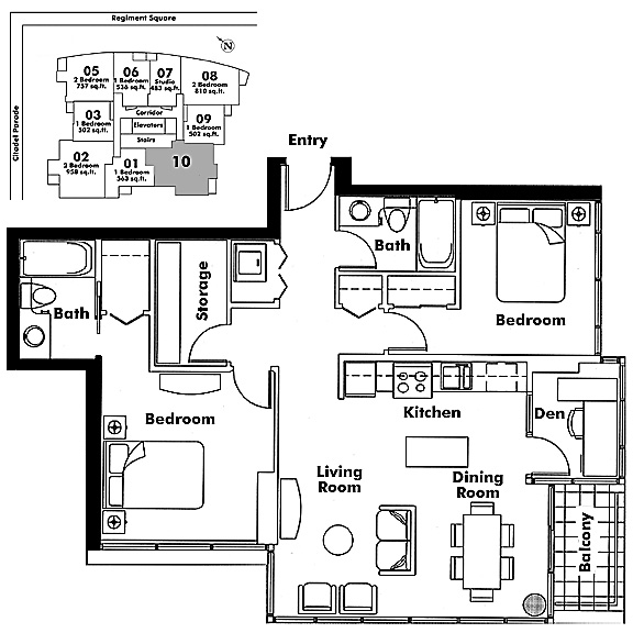 Floor plan 610