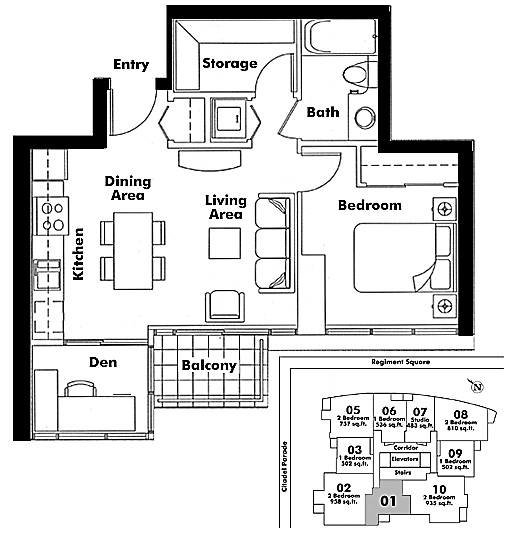 Floor plan 501
