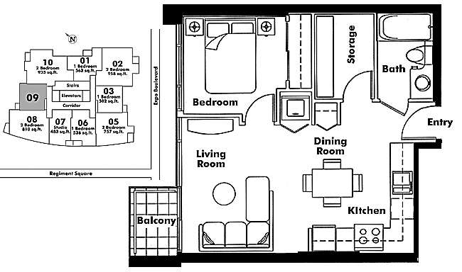 Floor plan 2109