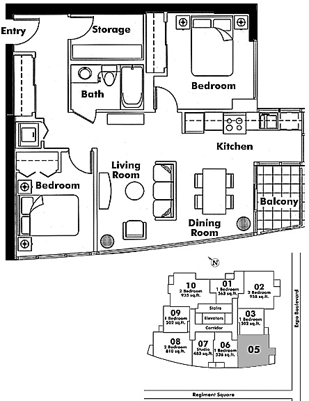 Floor plan 2105