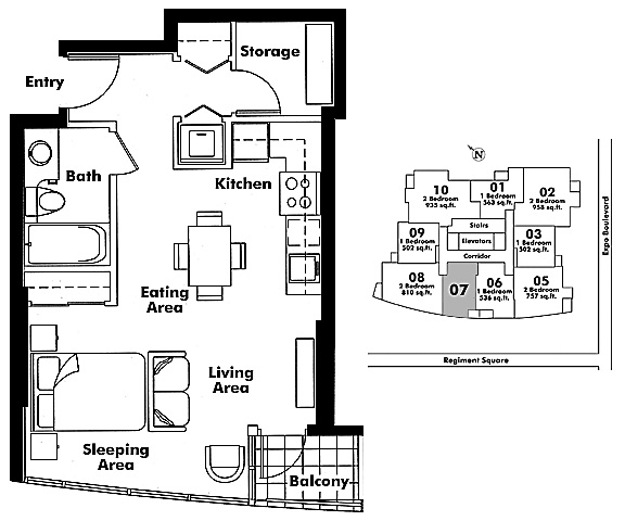 Floor plan 2107
