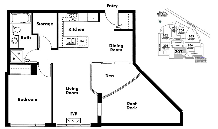 Floor plan 207
