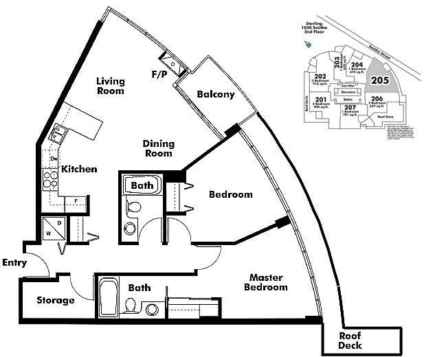 Floor plan 205