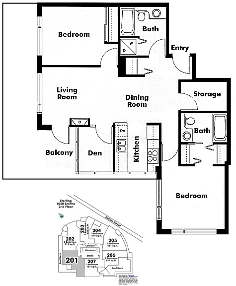 Floor plan 201