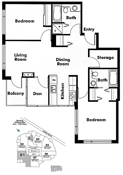 Floor plan 901