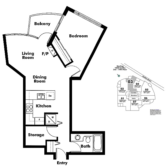 Floor plan 403