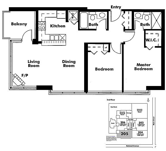 Floor plan 205