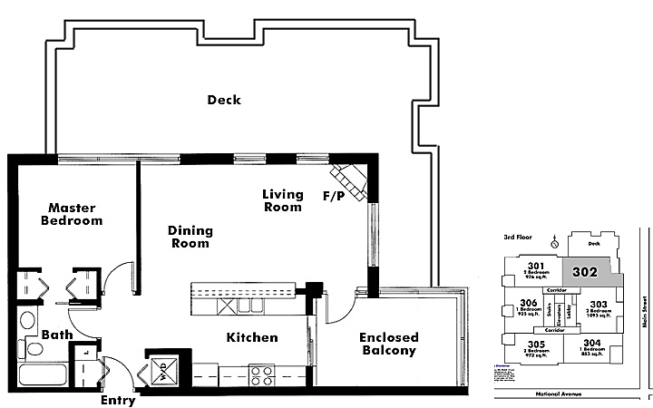 Floor plan 302