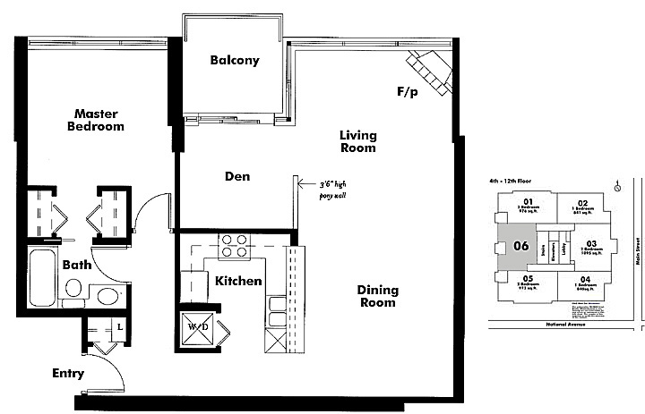 Floor plan 206