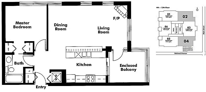 Floor plan 404