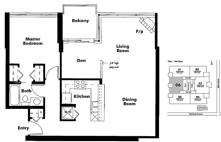 Floor plan 1306