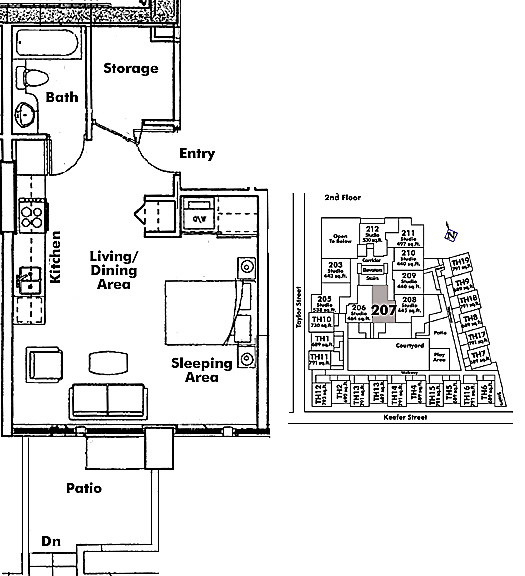 Floor plan 207