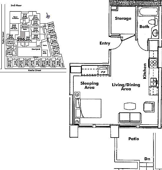 Floor plan 206