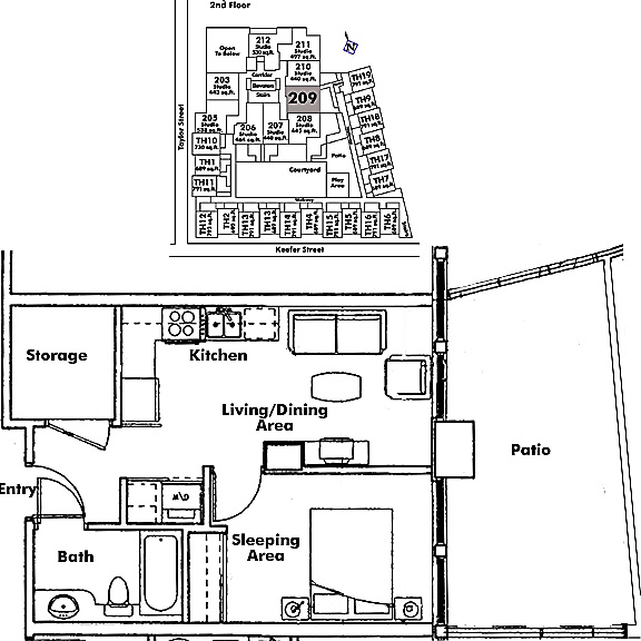 Floor plan 209