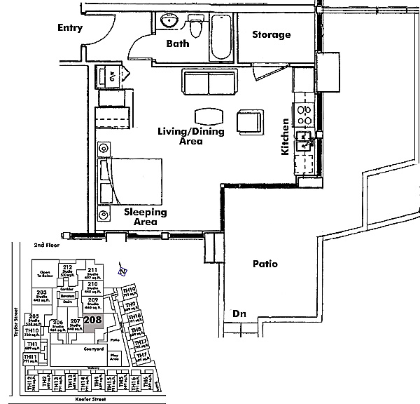Floor plan 208