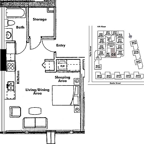 Floor plan 308