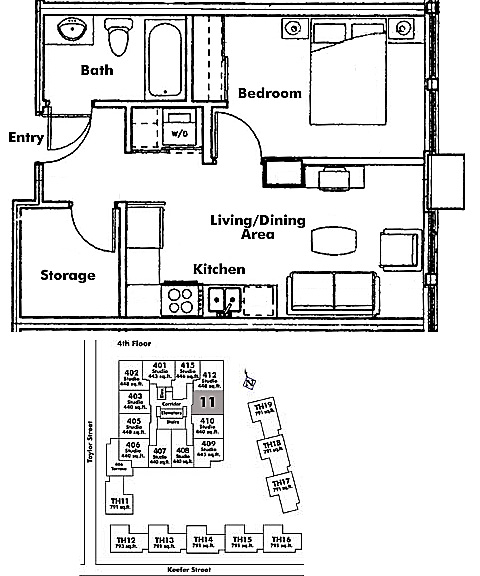Floor plan 411